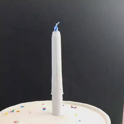 Flabellum Musical Birthday Candle – Rotating Flower Cake Candle with Music & Sparkling Flame Party Decoration